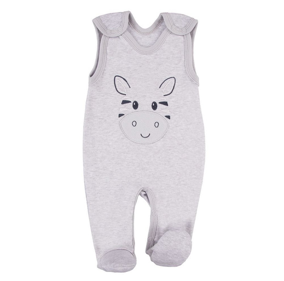 Śpioch bawełniany "Baby Love" Ewa Klucze- szary