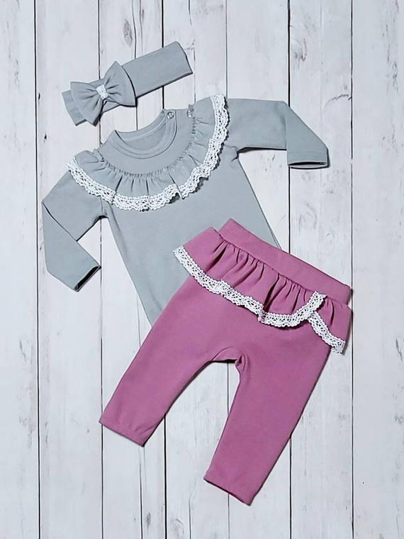 Eliza Spodnie niemowlęce Bambarillo wrzos