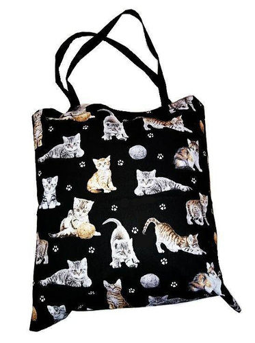 Kwiatki wzór serwetki torba bawełniana na zakupy szary