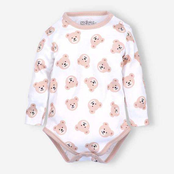 ABN-5353/MIS Sweet Bears Body z bawełny organicznej Nini druk