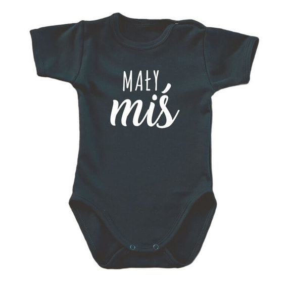 Body krótki rękaw "Mały miś" Moocha czarny