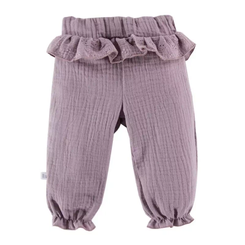 Botanic Spodnie muślinowe Eevi - wrzos