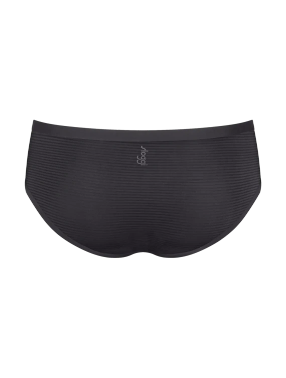 sloggi ZERO Feel Air Hipster – bezszwowe figi niewidoczne black