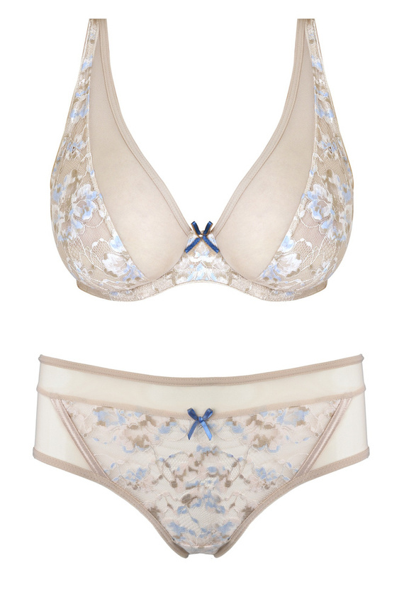 19133 Sky bralette Biustonosz braletka Mediolano beżowy 