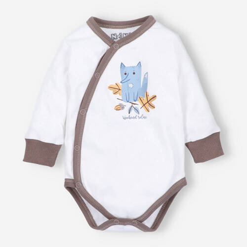 ABN-4496/ECR Skarby Jesieni Body kopertowe Nini ecru