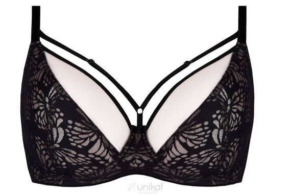 Aria soft biustonosz miękki Unikat czarno-beżowy 