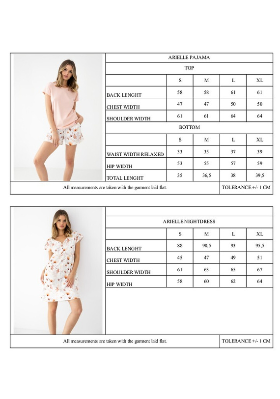 Koszula nocna Arielle Sensis – bawełniana koszula damska z guzikami