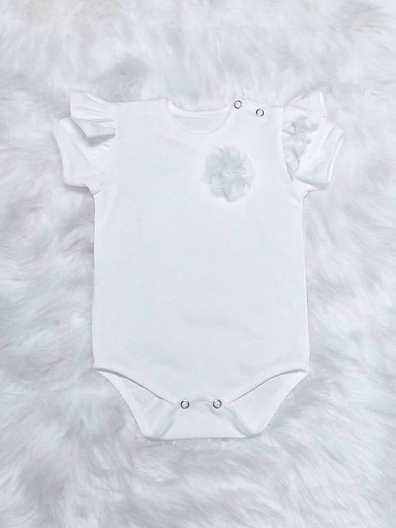 Rozalia Body z krótkim rękawem Bambarillo ecru