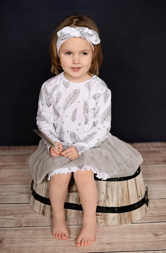 40222 "WHITE ANGELO" Sukienka z tiulem Makoma 