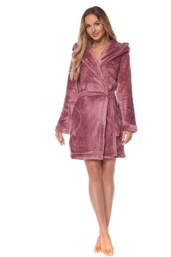 2121 Rabbit Szlafrok Damski L&L - perła 