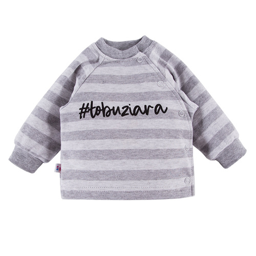 Ancymon Bluzka niemowlęca 2-pak Eevi - szary/różowy