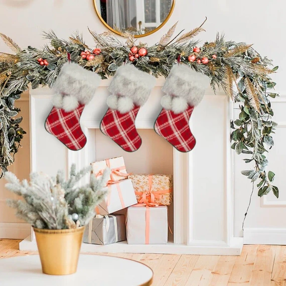 Grid 2 Skarpeta świąteczna but Eurofirany czerwony