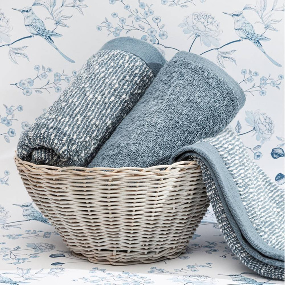 Palermo Ręcznik bawełniany Eurofirany niebieski