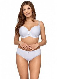 1263 Biustonosz Usztywniany Ava - biały