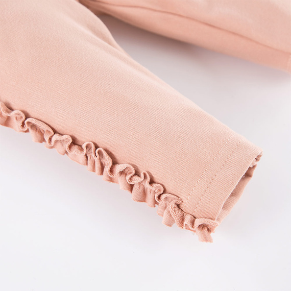 Bloom Legginsy prążkowane Eevi - beżowe