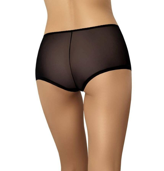 320 Franceska Figi z wysokim stanem Teyli - czarny