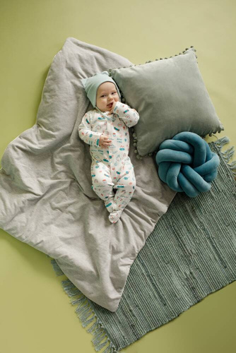 Orange Flip Pajac niemowlęcy Pinokio - ecru