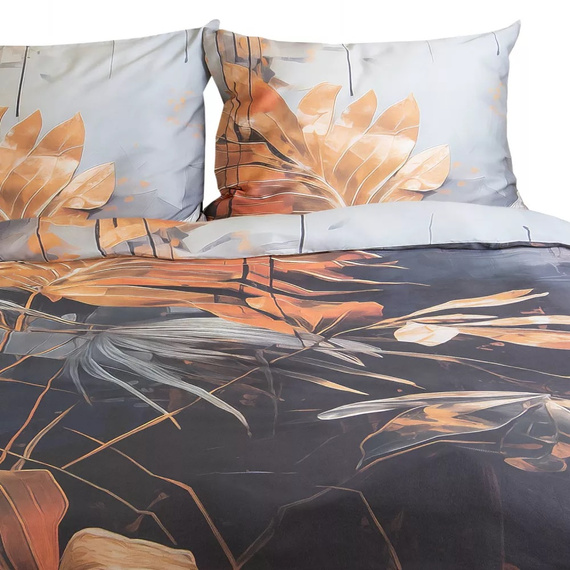 12402 Pościel satynowa liście Darymex satynlove premium