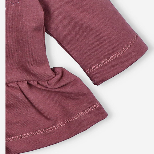 ABN-2983/ROB Flamings Bluza dresowa Nini bordowy