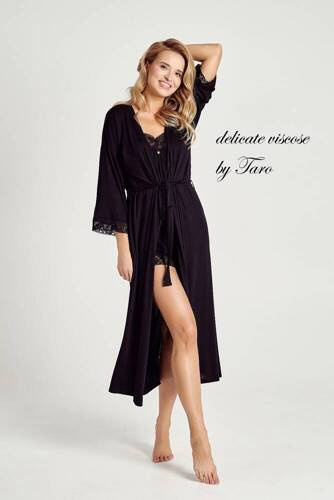 3099 Mercy Szlafrok damski Taro - czarny