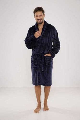 716 Rafael szlafrok męski De lafense - granat