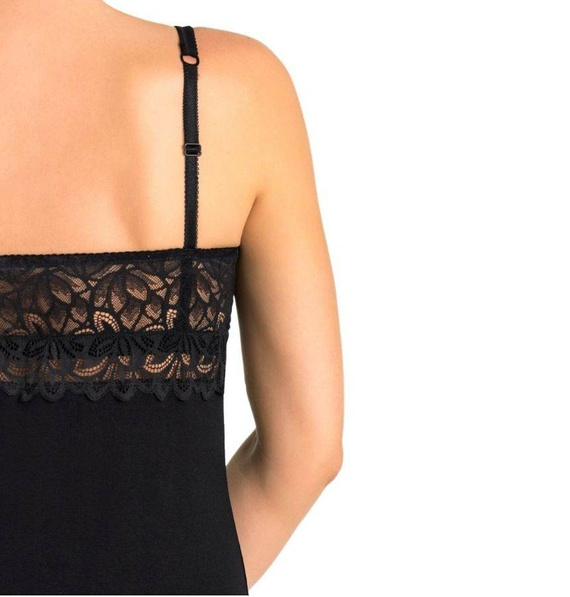 2813 Esso koszula nocna na ramiączkach Teyli - czarny