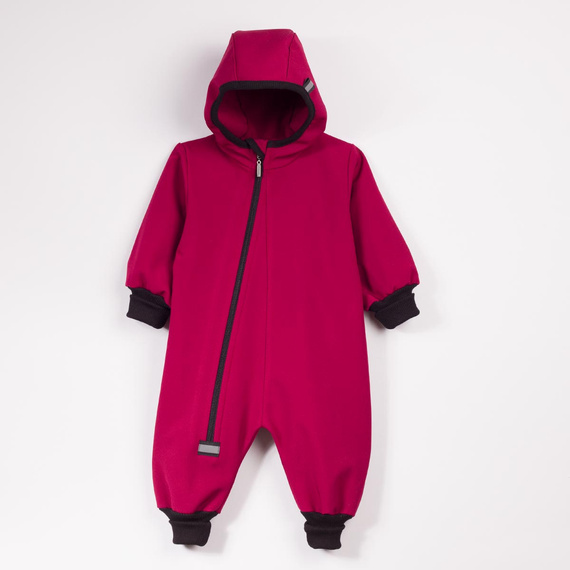 Kombinezon dziecięcy Nicol 229081 Softshell polar bordowy