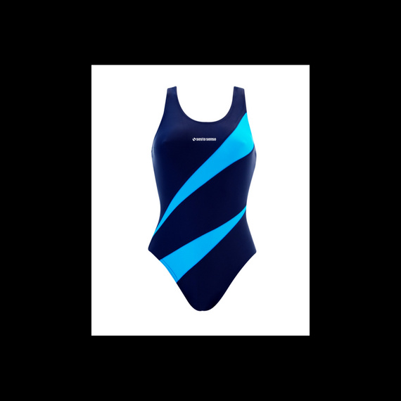 BW 729 Strój kąpielowy jednoczęściowy Sesto Senso granatowy