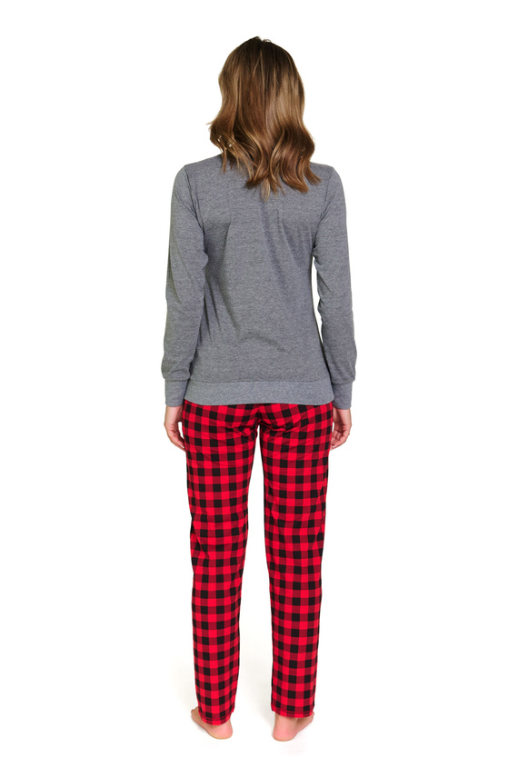 Piżama damska 7343 Dark Grey Doctor Nap – bawełna 100%