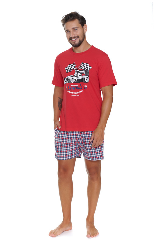 5353 Piżama Męska Doctor Nap - red
