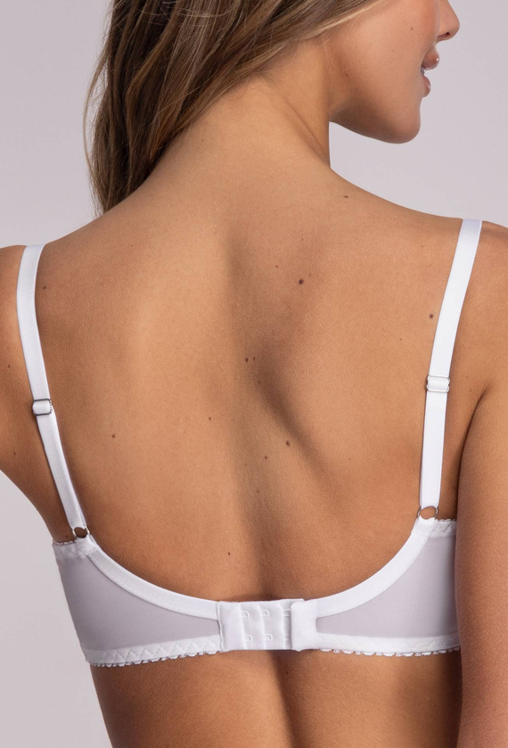 1824  Miękki Biustonosz  Ava biały