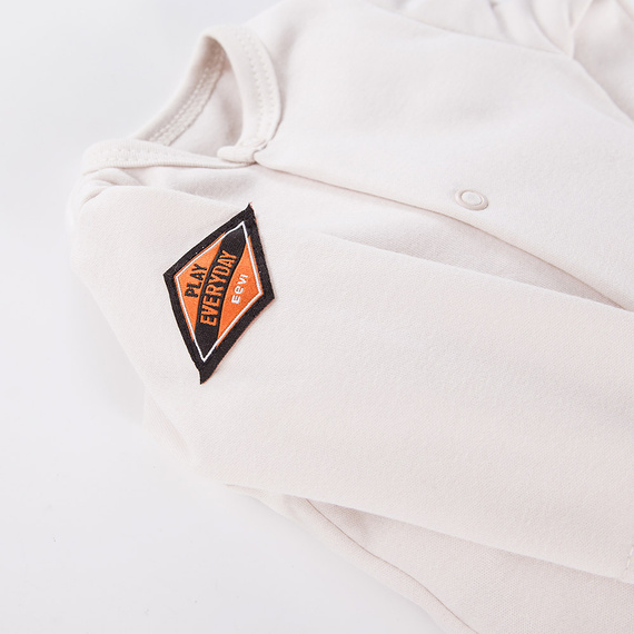 Jump Kaftanik niemowlęcy bawełniany Eevi - ecru