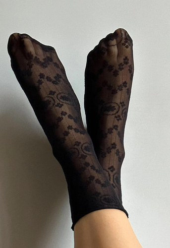 Fabienne Skarpetki Vaneziana- czarny