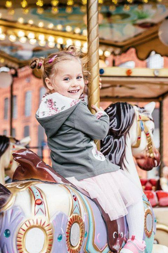 11218 "ROSES" Bluza dresowa Makoma khaki 