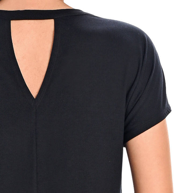 219201 Cora Bluzka damska bambusowa Teyli - czarny