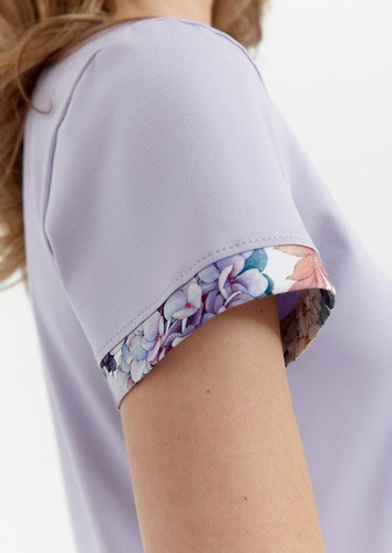 469 Koszula Nocna Cana - liliowy