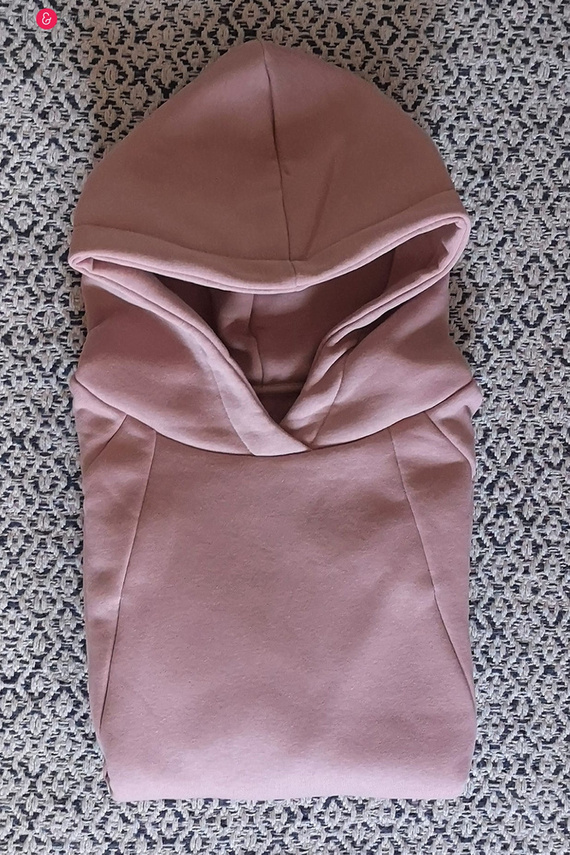 Motherhood bluza do karmienia Milk&Love oversize pudrowy róż