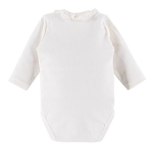 Ceremony Body niemowlęce z długim rękawem Eevi - ecru