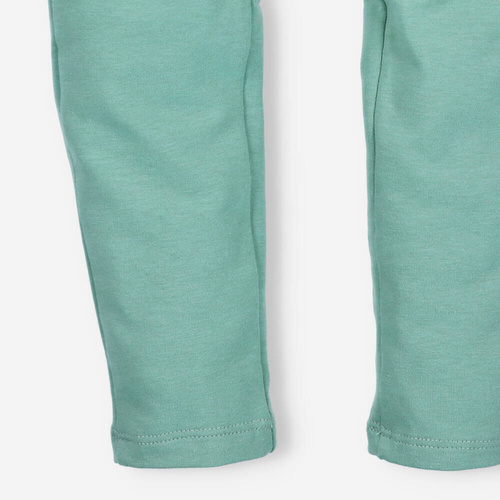 ILC-0018/JZI Spodnie dresowe dla dziewczynki I Love Colors - zielony