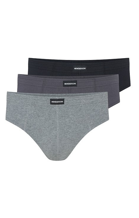 1446 K672 Slipy męskie Henderson bawełna, 3 sztuki w pudełku