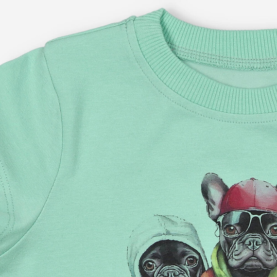 KAR-2002/PIS T-shirt dla chłopca Lagarto Verde pistacjowy 