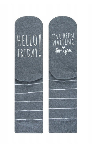 Skarpety Życiowe Instrukcje frotte Soxo szary