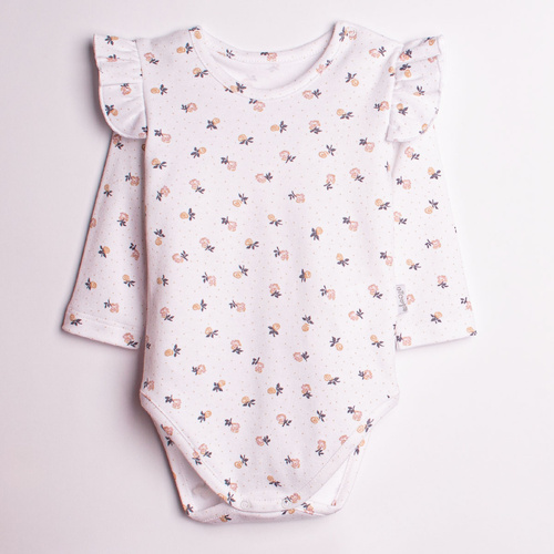 Body bawełniane dla dziewczynki z długim rękawem 220097 Nicol