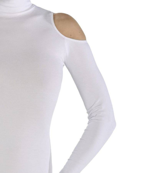 2445 Janett body damskie z półgolfem  Teyli - white 