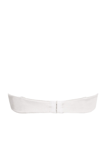 1580 Biustonosz push-up Fantastic – bandeau, mikrofibra Sielei biały 