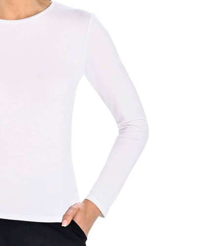 5503 Aria Bluzka damska bambusowa Teyli - biały