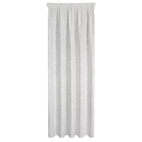 Rosi Zasłona na taśmie Eurofirany srebrny