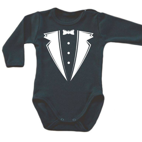 Body długi rękaw "Smoking" Moocha biały