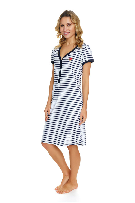 5232 Koszula Nocna ciążowa i do karmienia Doctor Nap - marine