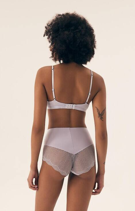 42580 Passy Figi damskie 2-pak Henderson- fioletowy-beżowy 